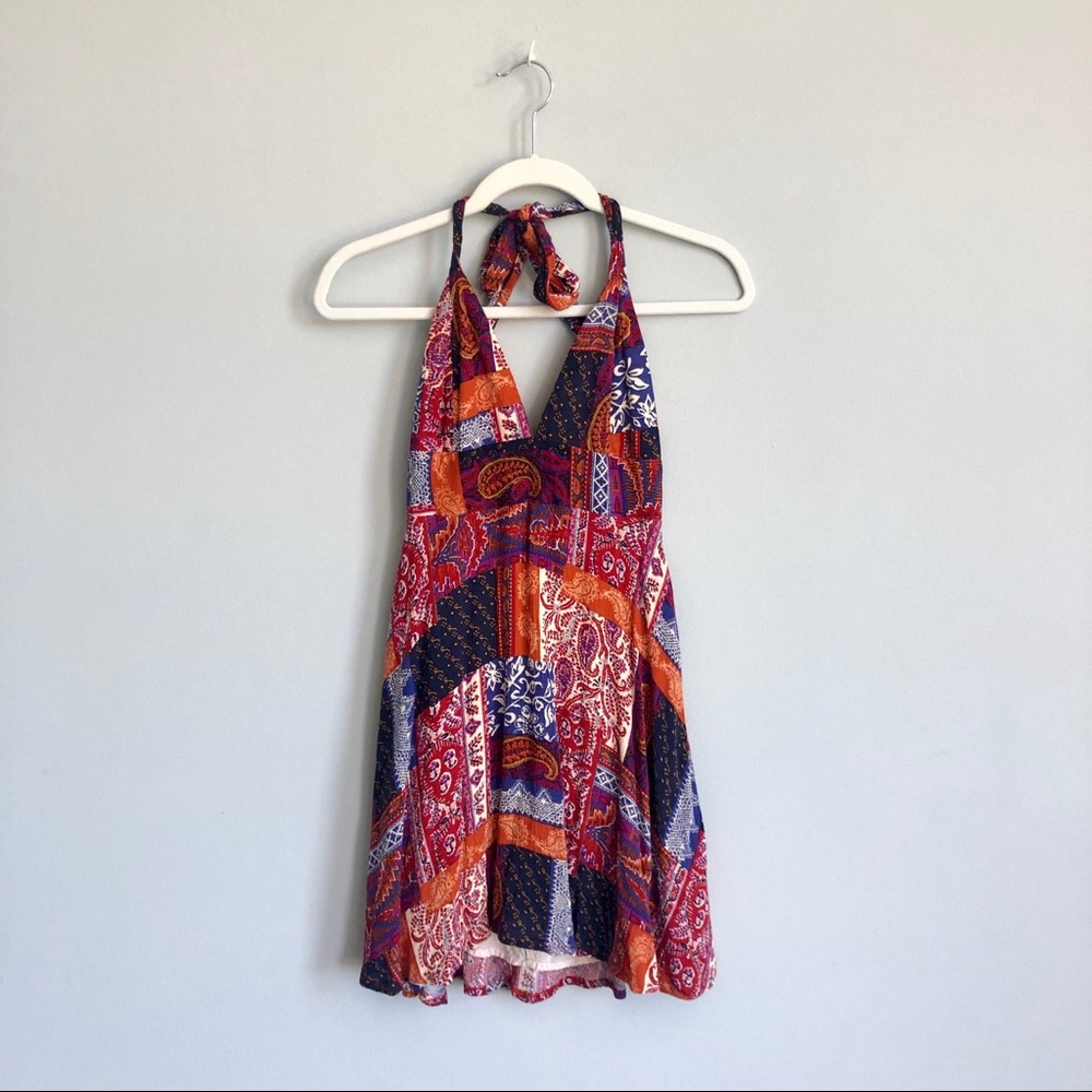 ☀️Patchwork summer dress with tie back & pockets☀️ - Picture 5 of 5